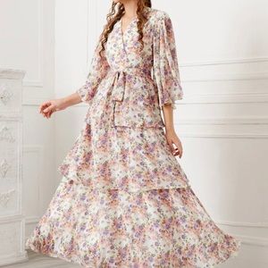 SHEIN FLOWERED DRESS 🌸